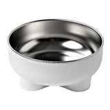 Maxbell Cat Dog Bowl Multiuse Easy to Clean Anti Slip Sturdy Stylish Water Food Bowl White
