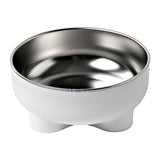 Maxbell Cat Dog Bowl Multiuse Easy to Clean Anti Slip Sturdy Stylish Water Food Bowl White