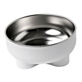 Maxbell Cat Dog Bowl Multiuse Easy to Clean Anti Slip Sturdy Stylish Water Food Bowl White