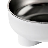Maxbell Cat Dog Bowl Multiuse Easy to Clean Anti Slip Sturdy Stylish Water Food Bowl White