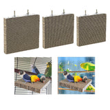 Maxbell Bird Perch Stand Platform Bird Perch Stand Toy for Lovebirds Birds Cockatiel L