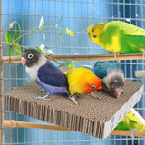 Maxbell Bird Perch Stand Platform Bird Perch Stand Toy for Lovebirds Birds Cockatiel L