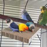 Maxbell Bird Perch Stand Platform Bird Perch Stand Toy for Lovebirds Birds Cockatiel M