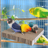 Maxbell Bird Perch Stand Platform Bird Perch Stand Toy for Lovebirds Birds Cockatiel M