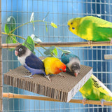Maxbell Bird Perch Stand Platform Bird Perch Stand Toy for Lovebirds Birds Cockatiel S