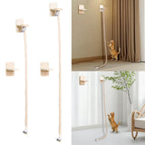 Maxbell Scratching Post for Kitten Cats Home Decor Wall Shelf Resting Cat Tree Towers 150cm