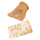 Maxbell Cat Tunnel Bag for Indoor Cats Folded Play Tunnel for Cat Kitten Playing Orange