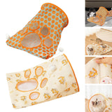 Maxbell Cat Tunnel Bag for Indoor Cats Folded Play Tunnel for Cat Kitten Playing Orange