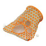 Maxbell Cat Tunnel Bag for Indoor Cats Folded Play Tunnel for Cat Kitten Playing Orange