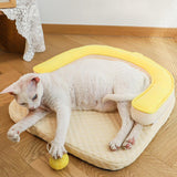 Maxbell Dog Cooling Mat Puppy Sleep Cushion Dog Sleeping Bed for Travel Floor Crates