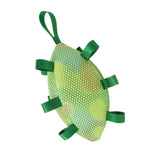 Maxbell Dog Rugby Football Toy Soft Pets Molar Interactive for Game Chasing Exercise Green Luminous