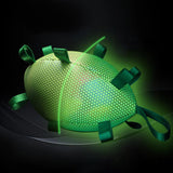 Maxbell Dog Rugby Football Toy Soft Pets Molar Interactive for Game Chasing Exercise Green Luminous