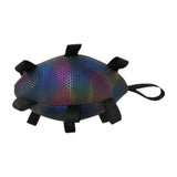 Maxbell Dog Rugby Football Toy Soft Pets Molar Interactive for Game Chasing Exercise Black Reflective