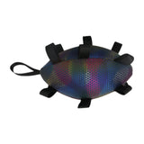 Maxbell Dog Rugby Football Toy Soft Pets Molar Interactive for Game Chasing Exercise Black Reflective