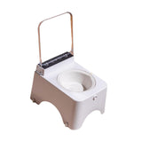 Maxbell Raised Cat Bowl Auto Open Cover Cat Dog Food Feeder Pet Bowl for Indoor Cats Ceramic Bowl