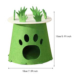 Maxbell Hamster House Breathable Cage Accessory for Chinchilla Squirrel Sugar Glider