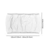 Maxbell 2 Pieces Universal Bird Cage Mesh Covers Elastic for Parrot Budgies Cockatoo XL
