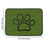 Maxbell Washable Dog Pee Pad Non Slip Urine Mat Pet Training Pad for Crates Bed Sofa 77cmx87cm