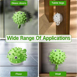 Maxbell 2 Pieces Cats Catnip Balls Cats Face Scratchers for Stick on Table Leg Window