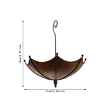 Maxbell Hanging Bird Bath Yard Decor Sturdy Metal Bird Feeder for Porch Tree Pathway