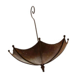 Maxbell Hanging Bird Bath Yard Decor Sturdy Metal Bird Feeder for Porch Tree Pathway