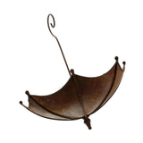 Maxbell Hanging Bird Bath Yard Decor Sturdy Metal Bird Feeder for Porch Tree Pathway