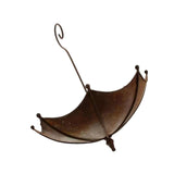 Maxbell Hanging Bird Bath Yard Decor Sturdy Metal Bird Feeder for Porch Tree Pathway
