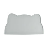 Maxbell Cat Food Mat Cushion Silicone Floor Non Skid Pet Placemat for Food and Water Gray
