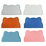 Maxbell Cat Food Mat Cushion Silicone Floor Non Skid Pet Placemat for Food and Water Gray
