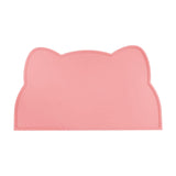 Maxbell Cat Food Mat Cushion Silicone Floor Non Skid Pet Placemat for Food and Water Pink