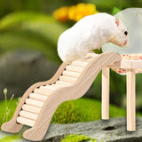 Maxbell Hamster Climbing Toy Hideout Hamster Ladder for Small Animals Hamsters Mouse