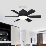 Maxbell E27 Socket Fan Light with Remote 40W Ceiling Fan for Dining Room Living Room Black