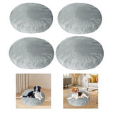 Maxbell Dog Bed Cover Soft with Zipper Indoor Outdoor Travel Removable Pet Bed Cover S