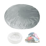 Maxbell Dog Bed Cover Soft with Zipper Indoor Outdoor Travel Removable Pet Bed Cover S