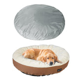 Maxbell Dog Bed Cover Soft with Zipper Indoor Outdoor Travel Removable Pet Bed Cover S