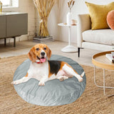 Maxbell Dog Bed Cover Soft with Zipper Indoor Outdoor Travel Removable Pet Bed Cover M