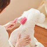 Maxbell Dog Bath Brush SPA Removes Loose Hair Pet Grooming Brush for Puppy Cats Dogs Yellow