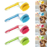 Maxbell Dog Bath Brush SPA Removes Loose Hair Pet Grooming Brush for Puppy Cats Dogs Yellow