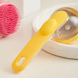 Maxbell Dog Bath Brush SPA Removes Loose Hair Pet Grooming Brush for Puppy Cats Dogs Yellow