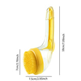 Maxbell Dog Bath Brush SPA Removes Loose Hair Pet Grooming Brush for Puppy Cats Dogs Yellow