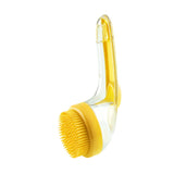 Maxbell Dog Bath Brush SPA Removes Loose Hair Pet Grooming Brush for Puppy Cats Dogs Yellow