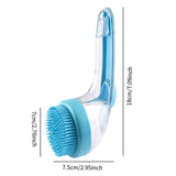 Maxbell Dog Bath Brush SPA Removes Loose Hair Pet Grooming Brush for Puppy Cats Dogs Blue