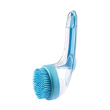 Maxbell Dog Bath Brush SPA Removes Loose Hair Pet Grooming Brush for Puppy Cats Dogs Blue