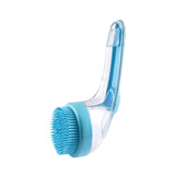 Maxbell Dog Bath Brush SPA Removes Loose Hair Pet Grooming Brush for Puppy Cats Dogs Blue