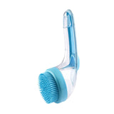 Maxbell Dog Bath Brush SPA Removes Loose Hair Pet Grooming Brush for Puppy Cats Dogs Blue