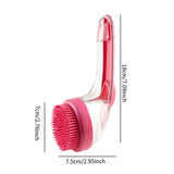 Maxbell Dog Bath Brush SPA Removes Loose Hair Pet Grooming Brush for Puppy Cats Dogs Red