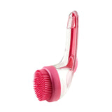 Maxbell Dog Bath Brush SPA Removes Loose Hair Pet Grooming Brush for Puppy Cats Dogs Red