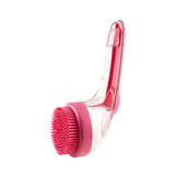 Maxbell Dog Bath Brush SPA Removes Loose Hair Pet Grooming Brush for Puppy Cats Dogs Red