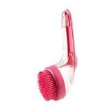 Maxbell Dog Bath Brush SPA Removes Loose Hair Pet Grooming Brush for Puppy Cats Dogs Red