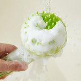 Maxbell Dog Bath Brush SPA Removes Loose Hair Pet Grooming Brush for Puppy Cats Dogs Green